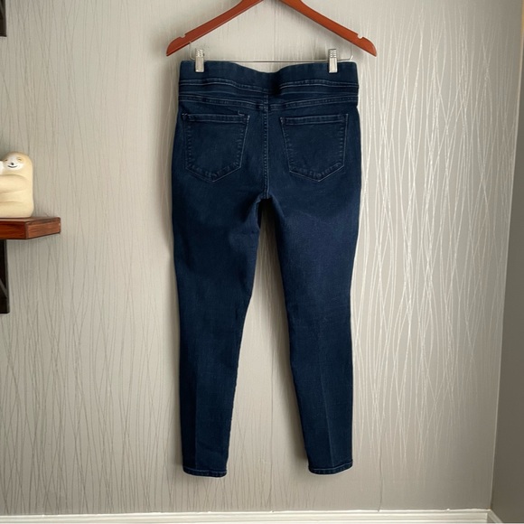 Old Navy Super Skinny Mid Rise Dark Wash Stretch Jeans Size 8 Short - Picture 7 of 9